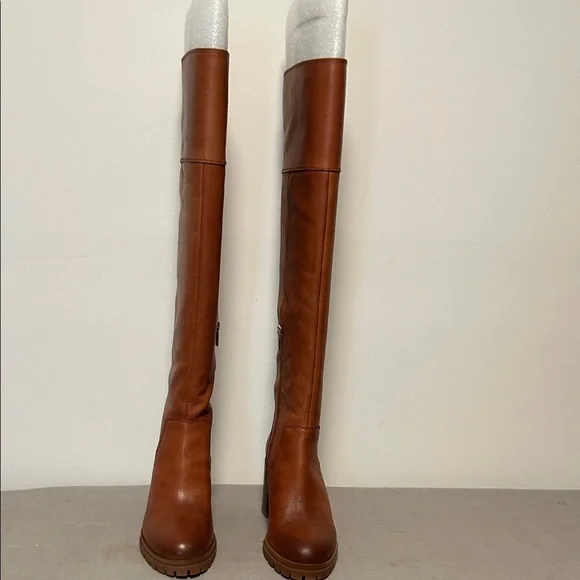 Vince Camuto Dasemma Heeled Over-Knee boots - Warm Carmel - Picture 3 of 8